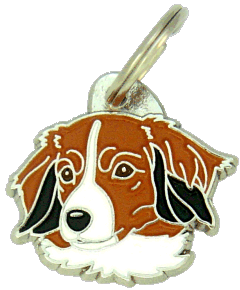 Pequeno cão holandês <br> (placa de identificação para cães, Gravado incluído)